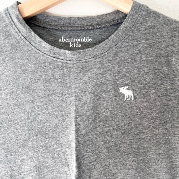 abercrombie kids Other - Abercrombie Kids Girls Size 11/12 Fitted Gray Short Sleeve Tee